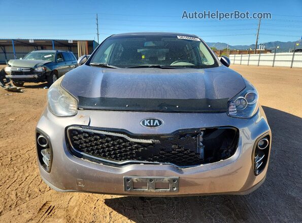 KNDPMCACXH7155431 2017 KIA SPORTAGE Gray წინა ხედი