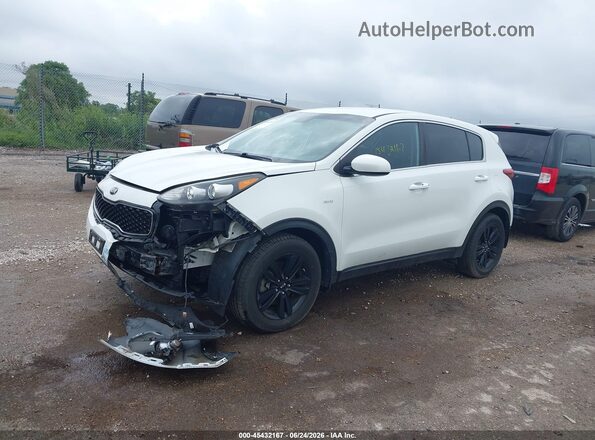 KNDPMCACXJ7426686 2018 KIA SPORTAGE White წინა მარცხენა ხედი სამი მეოთხედიდან