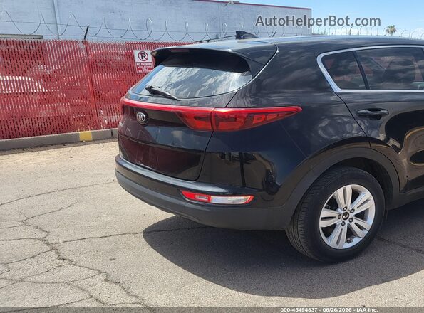 KNDPMCACXJ7436778 2018 KIA SPORTAGE Black Հետևի աջ