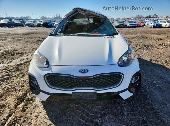 KNDPMCACXL7753527 2020 KIA SPORTAGE White წინა ხედი