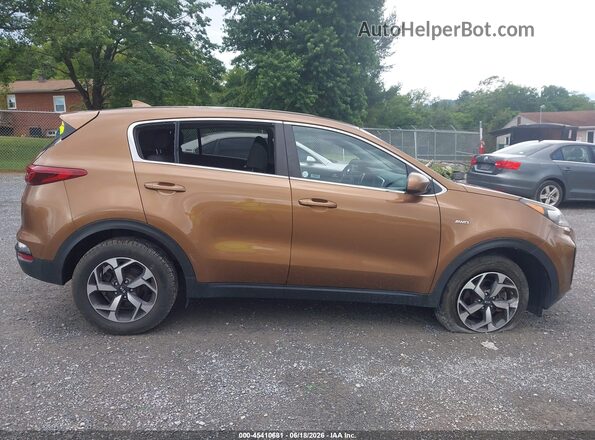 KNDPMCACXL7779836 2020 KIA SPORTAGE Orange 360 interior view