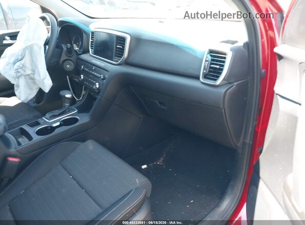 KNDPMCACXL7825150 2020 KIA SPORTAGE Red Vista interior delantera