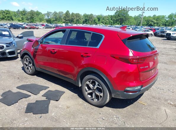 KNDPMCACXL7825150 2020 KIA SPORTAGE Red Trasero izquierdo
