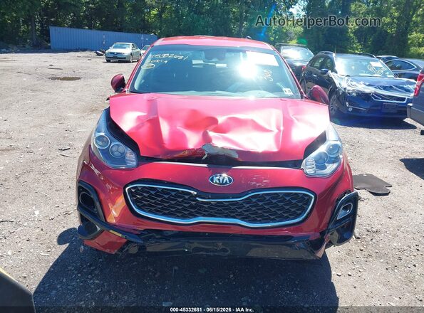 KNDPMCACXL7825150 2020 KIA SPORTAGE Red Vista del cuadro de instrumentos