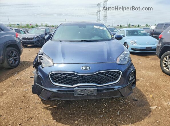 KNDPMCACXM7862541 2021 KIA SPORTAGE Blue Vista frontal