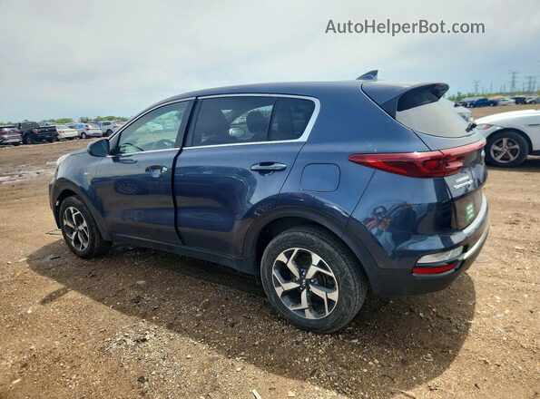KNDPMCACXM7862541 2021 KIA SPORTAGE Blue Trasero izquierdo