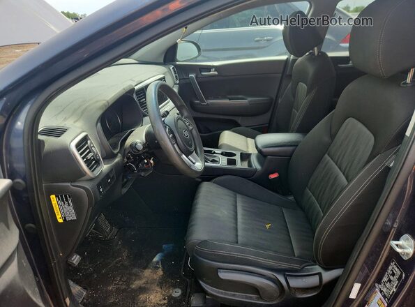 KNDPMCACXM7862541 2021 KIA SPORTAGE Blue Vista interior delantera