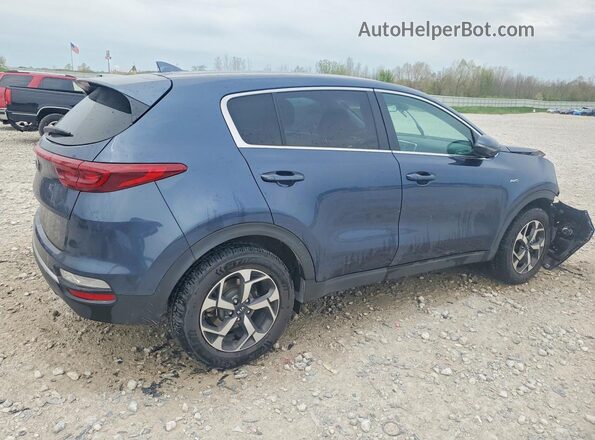 KNDPMCACXM7901371 2021 KIA SPORTAGE Blue Հետևի աջ