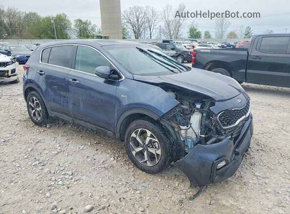KNDPMCACXM7901371 2021 KIA SPORTAGE Blue Առջևի աջ