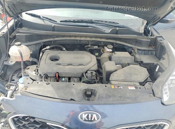KNDPMCACXM7901371 2021 KIA SPORTAGE Blue Շարժիչի բաժամունքի տեսք