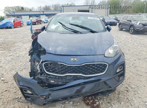 KNDPMCACXM7901371 2021 KIA SPORTAGE Blue Դիմացի տեսք