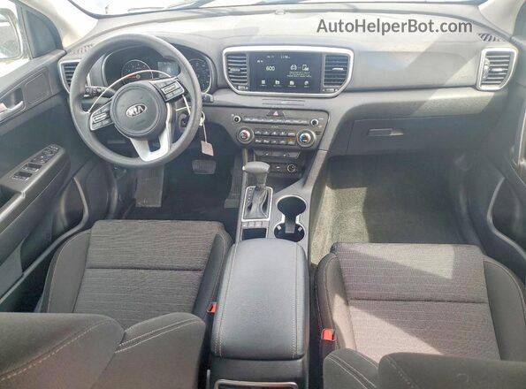 KNDPMCACXM7901371 2021 KIA SPORTAGE Blue Առջևի վահանակի տեսք