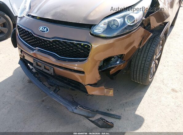 KNDPN3AC3H7073182 2017 KIA SPORTAGE Brown Դիմացի տեսք