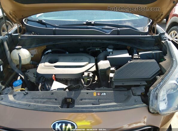 KNDPN3AC3H7073182 2017 KIA SPORTAGE Brown Հետևի տեսք