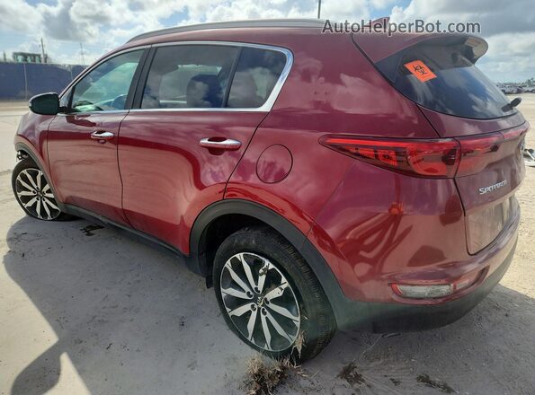 KNDPN3AC3K7577495 2019 KIA SPORTAGE Red Rear left
