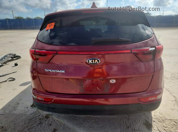 KNDPN3AC3K7577495 2019 KIA SPORTAGE Red Rear view