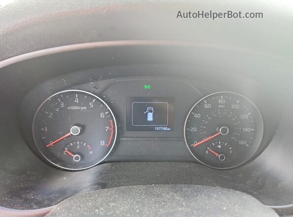 KNDPN3AC3K7577495 2019 KIA SPORTAGE Red Instrument cluster view