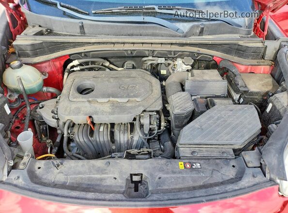 KNDPN3AC3K7577495 2019 KIA SPORTAGE Red Engine compartment view