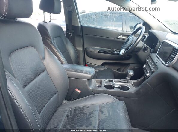 KNDPN3AC3L7834219 2020 KIA SPORTAGE Blue Widok wnętrza z przodu