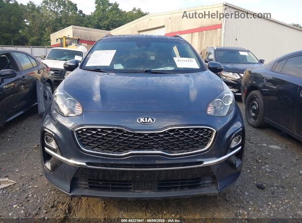 KNDPN3AC3L7834219 2020 KIA SPORTAGE Blue Widok zestawu wskaźników