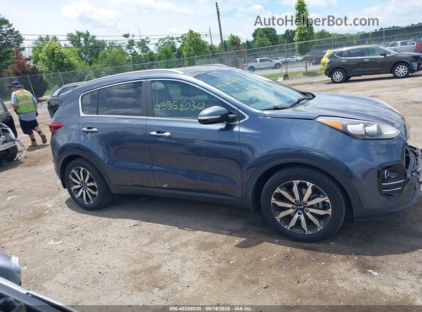 KNDPN3AC4H7105492 2017 KIA SPORTAGE Blue უკანა სალონის ხედი
