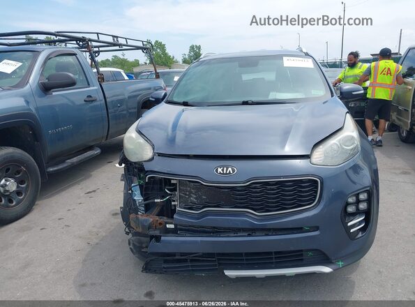 KNDPN3AC4J7476741 2018 KIA SPORTAGE Gray Вид щитка приладів