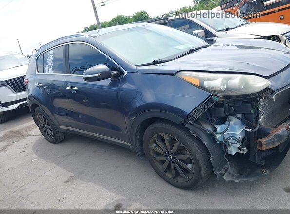 KNDPN3AC4J7476741 2018 KIA SPORTAGE Gray Вид задньої частини салону