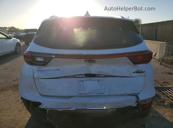 KNDPN3AC4M7882622 2021 KIA SPORTAGE White Вид ззаду