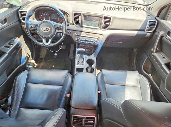 KNDPN3AC6H7067859 2017 KIA SPORTAGE Black Առջևի վահանակի տեսք