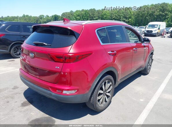 KNDPN3AC7H7109326 2017 KIA SPORTAGE Red უკანა მარჯვენა
