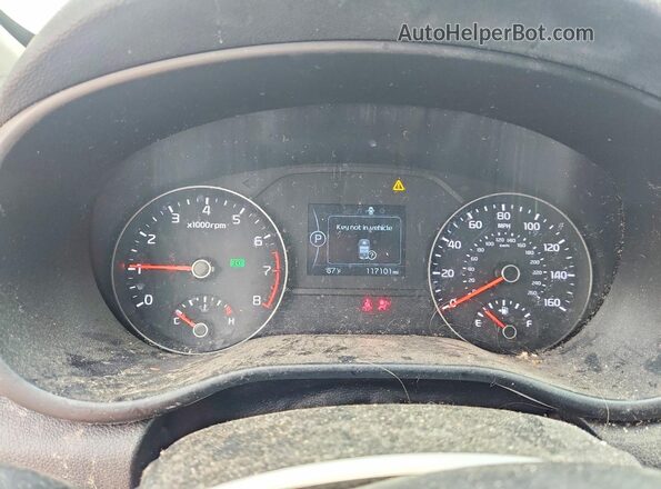 KNDPN3AC7H7169185 2017 KIA SPORTAGE Silver ხელსაწყოთა პანელის ხედი