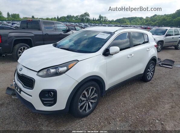 KNDPN3AC7K7543978 2019 KIA SPORTAGE White Vista tres cuartos delantera izquierda