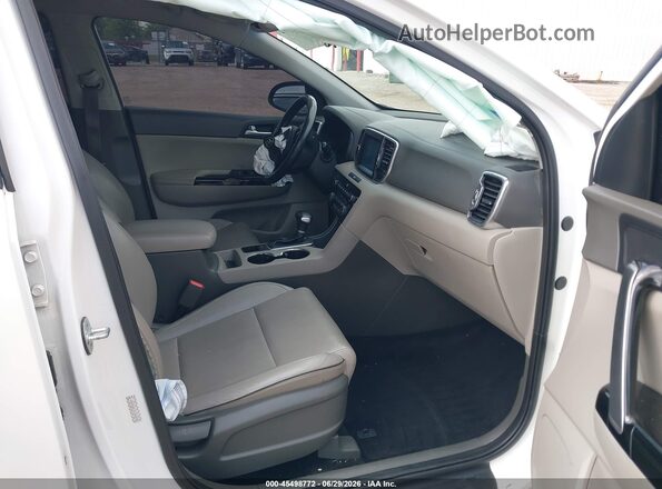 KNDPN3AC7K7543978 2019 KIA SPORTAGE White Vista interior delantera
