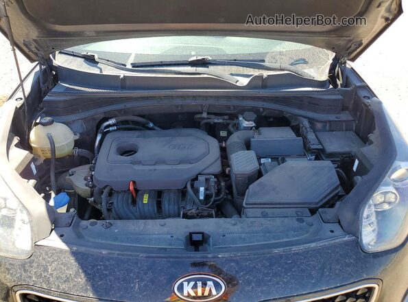 KNDPN3ACXH7104105 2017 KIA SPORTAGE Black უკანა სალონის ხედი
