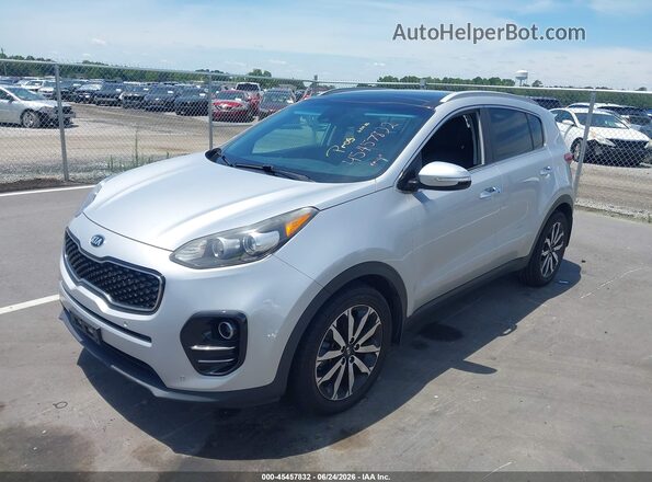KNDPN3ACXH7289692 2017 KIA SPORTAGE Silver Առջևի ձախ երեք քառորդ տեսարան