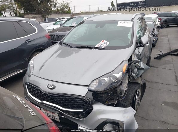 KNDPN3ACXM7876985 2021 KIA SPORTAGE Silver Սալոնի հետևի տեսք