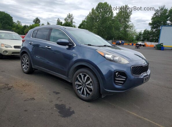 KNDPNCAC0H7245667 2017 KIA SPORTAGE Blue Առջևի աջ