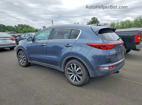 KNDPNCAC0H7245667 2017 KIA SPORTAGE Blue Հետևի ձախ