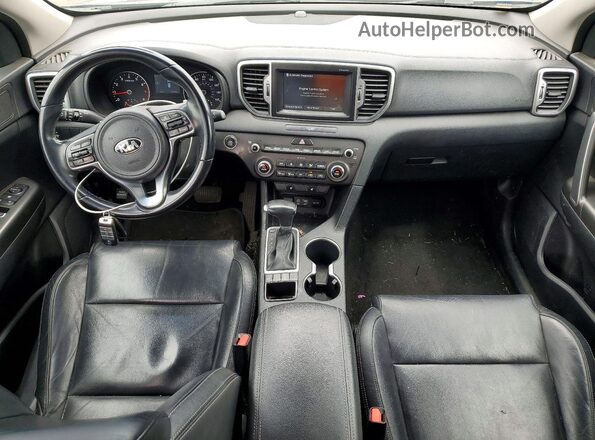 KNDPNCAC0H7245667 2017 KIA SPORTAGE Blue Առջևի վահանակի տեսք