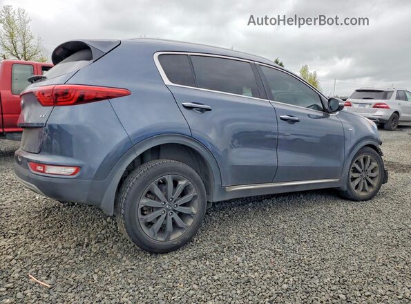 KNDPNCAC0K7535687 2019 KIA SPORTAGE Blue Trasero derecho