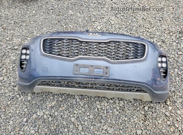 KNDPNCAC0K7535687 2019 KIA SPORTAGE Blue Vista de la etiqueta del VIN
