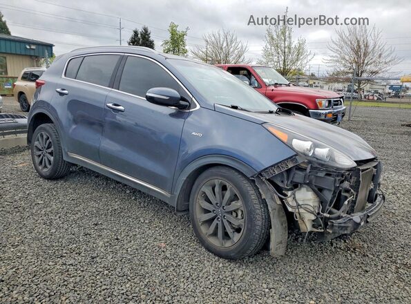 KNDPNCAC0K7535687 2019 KIA SPORTAGE Blue Delantero derecho