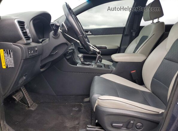 KNDPNCAC0K7535687 2019 KIA SPORTAGE Blue Vista interior delantera