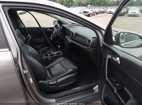 KNDPNCAC1K7500155 2019 KIA SPORTAGE Gray წინა სალონის ხედი