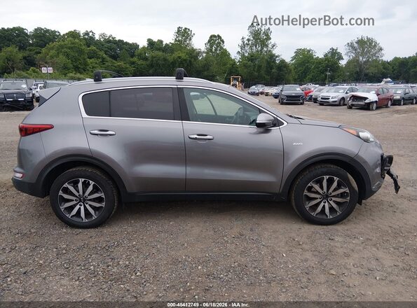 KNDPNCAC1K7500155 2019 KIA SPORTAGE Gray უკანა სალონის ხედი