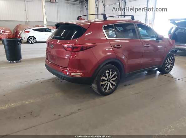KNDPNCAC2H7099854 2017 KIA SPORTAGE Burgundy Задня права чверть