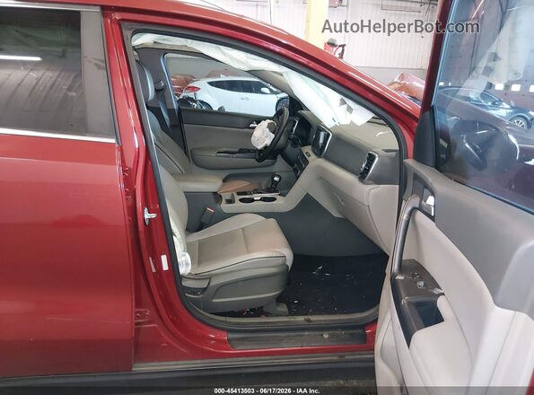 KNDPNCAC2H7099854 2017 KIA SPORTAGE Burgundy Вид салону спереду