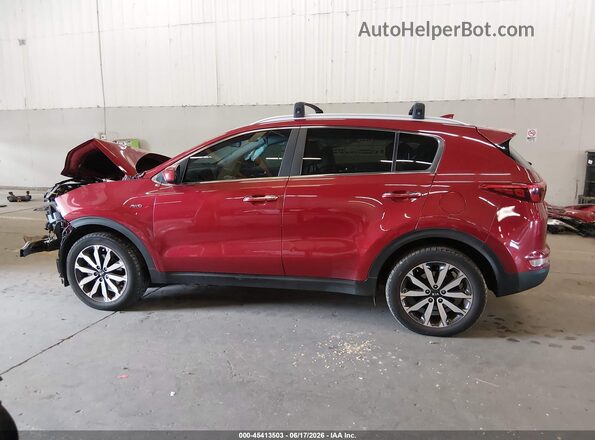 KNDPNCAC2H7099854 2017 KIA SPORTAGE Burgundy 