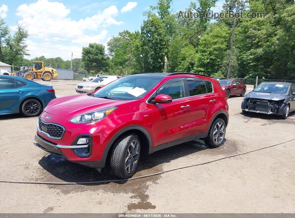 KNDPNCAC2N7016032 2022 KIA SPORTAGE Red Przód lewy