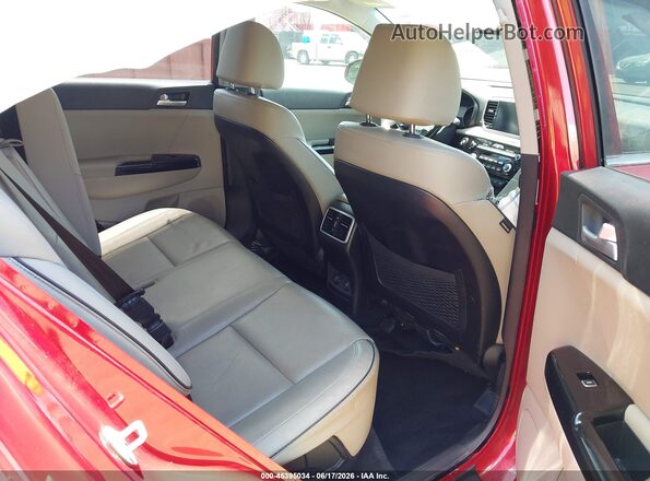 KNDPNCAC2N7016032 2022 KIA SPORTAGE Red Widok naklejki z numerem VIN